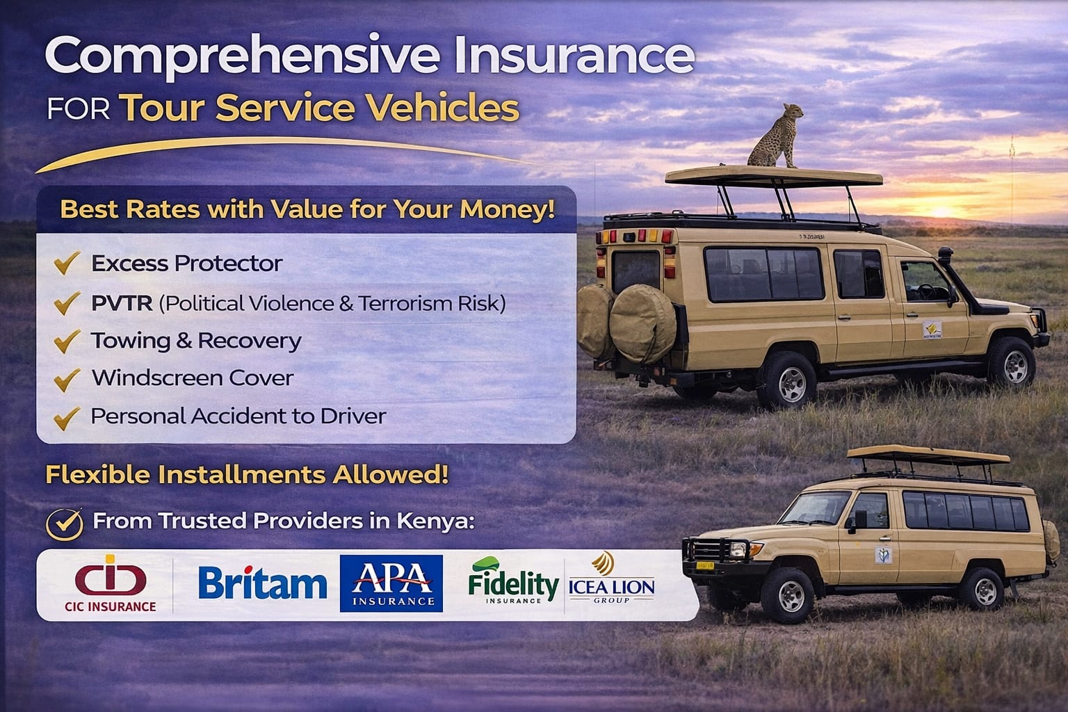 Comprehensive Tour Vehicle Insurance