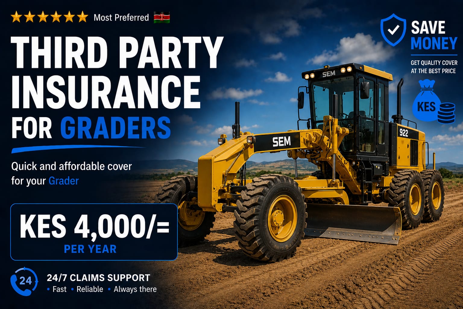 Motor Grader Insurance Kenya